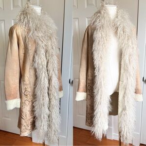 RARE Free People x Brenda Knight Afghan Coat